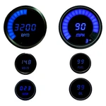 Intellitronix M9999B Led Digital 6-GAUGE Kit, Blue. Fixed Price $526.72.