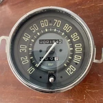 Vw Bug Bus Ghia Isp 120 Mph Speedometer W/trip Odometer Grey Face. Fixed Price $150.00.
