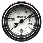 (2) Stewart Warner Black Wings Mechanical Boost/vacuum Gauge 1/16" White Face. Fixed Price $199.98.
