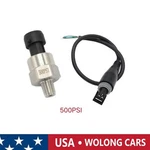 500 Psi 1/8"NPT Thread Pressure Transducer Sensor For Oil Fuel Water Air. Fixed Price $18.49.
