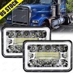 4X6" Led Headlight High-low Beam Turn Signal For Freightliner Classic 1988-2007. Fixed Price $39.99.