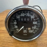 Vintage Vdo Cockpit Speedometer With Analog Odometer 120 Mph Rare 1970S? 3.375. Fixed Price $199.99.