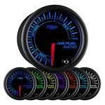 Glowshift Narrowband Air Fuel Ratio Gauge Kit, Black 7 Color 52MM. Fixed Price $72.99.