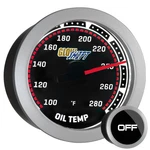 52MM Glowshift Tinted Series Electronic Oil Temperature Gauge. Fixed Price $48.99.