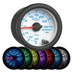 White 7 Color 30 Psi Turbo Boost/vacuum Gauge Kit - Includes Mechanical Hose,. Fixed Price $70.07.