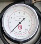Vintage Rego 2434A Low Pressure Lp Gas Propane Test Gauge Bastian Antique Vtg. Fixed Price $37.49.