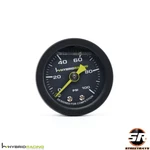 Hybrid HYB-FPG-00-03 Universal Liquid Filled Fuel Pressure Gauge V2 0-100 Psi. Fixed Price $55.00.