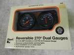 Gauge Set, Hawk, Oil Pressure, Ammeter, 1965/79 Ford, Gm, Moper, Nos. Fixed Price $49.00.