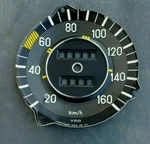Mercedes W115 Strich /8 Original Speedometer Dial Up To 160 Vat Deductible. Fixed Price $39.03.