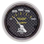 Auto 200758-40 Pro-comp Carbon Fiber Marine Oil Pressure Gauge Diameter:. Fixed Price $54.99.