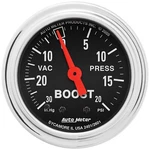 Autometer 2401 Traditional Mechanical Boost/vacuum Gauge 1/6 30 In HG/20 Psi. Fixed Price $96.39.