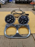 Early Smiths Classic Oil Pressure Yazaki Water Temperature 2-1/8" Pair Gauge Set. Fixed Price $49.95.