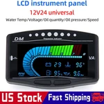 5 In 1 Lcd Digital Gauge Tacho/fuel/oil Pressure/water Temp/volt For Car. Fixed Price $44.40.