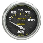 Autometer Carbon Fiber 66.7MM Short Sweep Electronic 0-100 Psi Oil Pressure. Fixed Price $169.33.