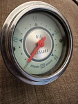 Stewart Warner Twin Blue Oil Pressure Gauge 0-80 2-1/8". Fixed Price $149.99.