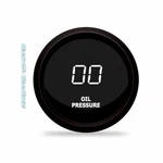 Intellitronix M9114W Led Oil Pressure Gauge 2-1/16" To 99 Psi Black White. Fixed Price $74.01.