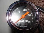 Used Auto Meter 2432 Traditional Chrome Mechanical Water Temp Gauge 110-240F 2". Fixed Price $49.99.