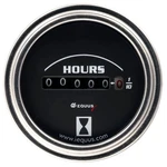 Equus 2" Chrome 0-10,000 Hour Meter Analog Gauge 7000 Series E7210. Fixed Price $61.95.