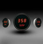 Intellitronix Red Led Water Temp Gauge - Black Faceplate With Bezel. Fixed Price $93.97.