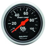 Auto Meter 3321 Sport-comp Mechanical Oil Pressure Gauge 0-100 Psi, 1/16". Fixed Price $87.04.