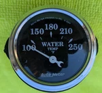 Autometer 1737 Old Tyme Cresent Needle Black Water Temperature Gauge. Hotrod. Fixed Price $24.99.