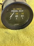 Veglia Borletti Oil Pressure Gauge Made Italy W/ Light-wiring-mount Harness. Fixed Price $50.00.