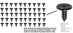 20 W/strip Rail Screws! Fits: Ford Fairlane T-bird Zephyr Mercury Checker Pickup. Fixed Price $29.50.