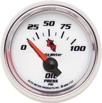 Auto Meter C2 Series 2-1/16" Short Sweep 0-100 Psi Electric Oil Pressure Gauge. Fixed Price $146.99.