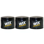 Wix Set Of 3 Engine Motor Oil Filters For Chrysler Dodge Hyundai Mazda Gas. Fixed Price $35.95.