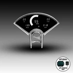 Intellitronix White Led Digital Gauge Cluster Set For 55-56 Chevy Bel Air. Fixed Price $507.05.