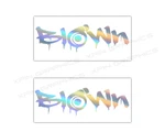 Turbo Blown Boost Sticker Racing Race (2) Pack 8" Funny Jdm Drift Rally Decal. Fixed Price $8.09.