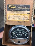 Nos Cyl Vintage Sun FZ-86N Tachometer 8000 8K Rpm Hot Rod Gasser Chrome. Fixed Price $350.00.