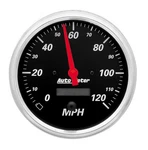 Autometer 1489 Designer Black Speedometer, 5", 120 Mph Electric Programmable. Fixed Price $323.99.