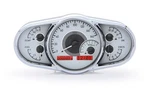 Dakota Digital Universal Elliptical Analog Gauge System Silver Red VHX-1016-S-R. Fixed Price $945.25.