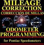 Pontiac Speedometer Instrument Gauge Cluster Mileage Odometer Programming. Fixed Price $119.00.