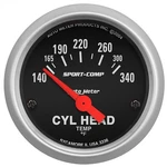 Autometer 3336 Sport-comp Air Core Cylinder Head Temp Gauge 140-340 F 2-1/16". Fixed Price $87.87.
