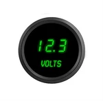 1/16" Digital Volt Meter Gauge Green Leds Black Bezel Made In The Usa 52MM. Fixed Price $51.44.