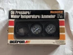 Actron G-301 Mechanical Oil Pressure Water Temp Illuminated Gauge Kit Black New. Fixed Price $39.99.