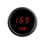 1/16" Digital Water Temp Gauge Red Leds Black Bezel 52MM Lifetime Warranty. Fixed Price $63.43.