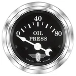 Stewart Warner Black Wings Electrical Oil Pressure Gauge 2 1/16" Dia Face. Fixed Price $84.99.
