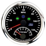 W Pro 85MM 3-3/8" In Gps Speedometer 120 Mph Black. Fixed Price $101.72.