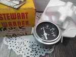 N.o.s. Stewart Warner 2 5/8" Vacuum Gauge Model # D-355-BL. Fixed Price $299.98.