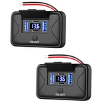 Mictuning 2X 78W 4 Port Usb Fast Charger With Pd & QC3.0 - Led Display Voltmeter. Fixed Price $31.27.