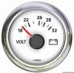Vdo Viewline Voltmeter Gauge 18-32V White 24V. Fixed Price $102.90.