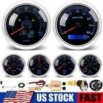 Gauge Set 85MM Gps Speedometer 160MPH TACHO&52MM Fuel/oil/temp/volt Us. Fixed Price $155.94.