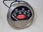 Vintage Sun 7,000 Rpm Tachometer RC-70 Red "football" Dial 50S-60S Working. Fixed Price $185.00.