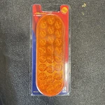 Maxxima 6" Oval Grommet Mount 24 Amber Leds Warning Flashing Strobe Light. Fixed Price $50.00.