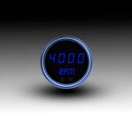 Intellitronix Blue Led Digital Tachometer With Black Bezel M9002B. Fixed Price $112.97.