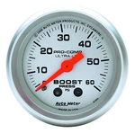 Auto Meter Ultra Lite Mechanical Boost Pressure Gauge 0-60 Psi 1/16" (52MM). Fixed Price $89.90.