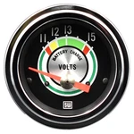 Stewart Warner Green Line Electrical Voltmeter Gauge 2 1/16" Dia Black Face 375T. Fixed Price $132.98.